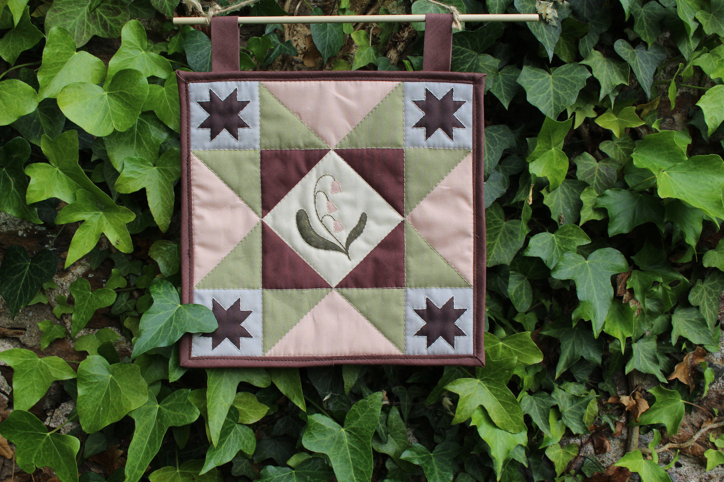 Flower - Mini Quilt Wall Hanging