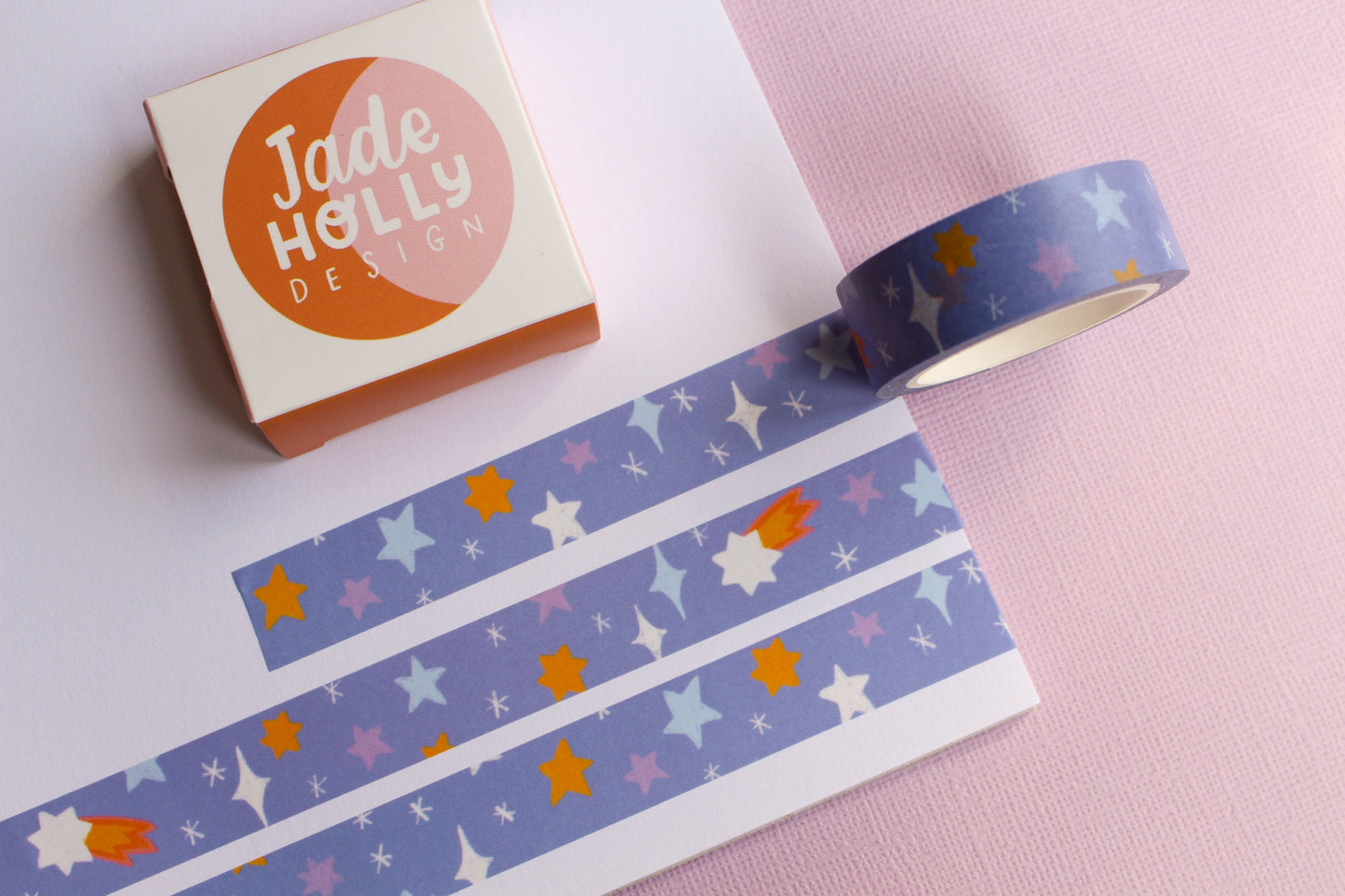 Blue Stars Washi Tape - Decorative Tape
