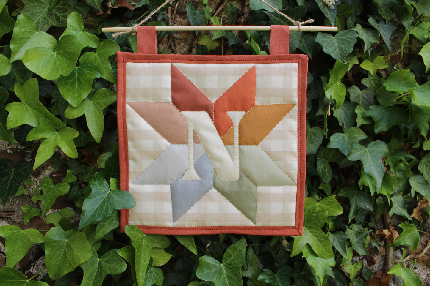 Personalised Initial Letter - Mini Quilt Wall Hanging