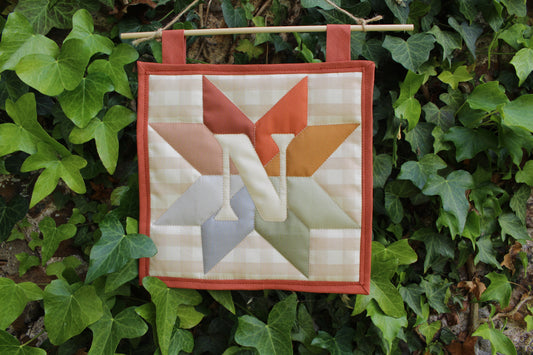 Personalised Initial Letter - Mini Quilt Wall Hanging