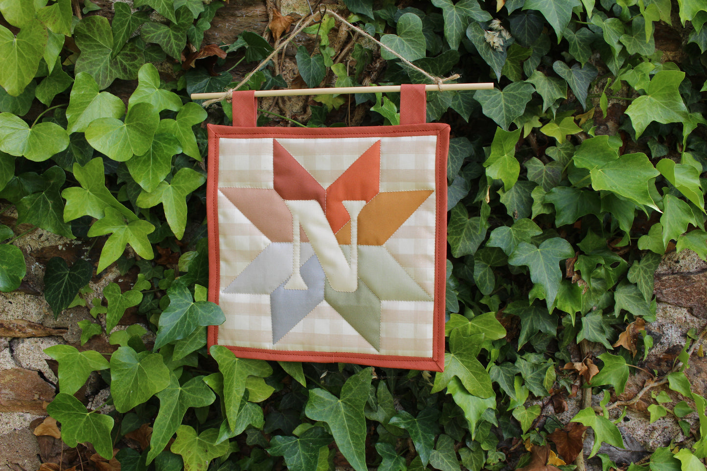 Personalised Initial Letter - Mini Quilt Wall Hanging