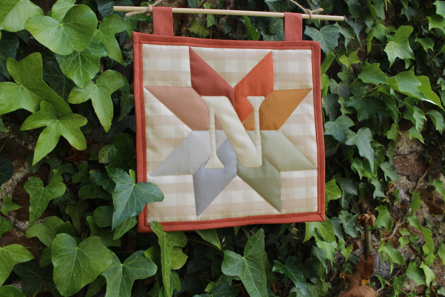 Personalised Initial Letter - Mini Quilt Wall Hanging