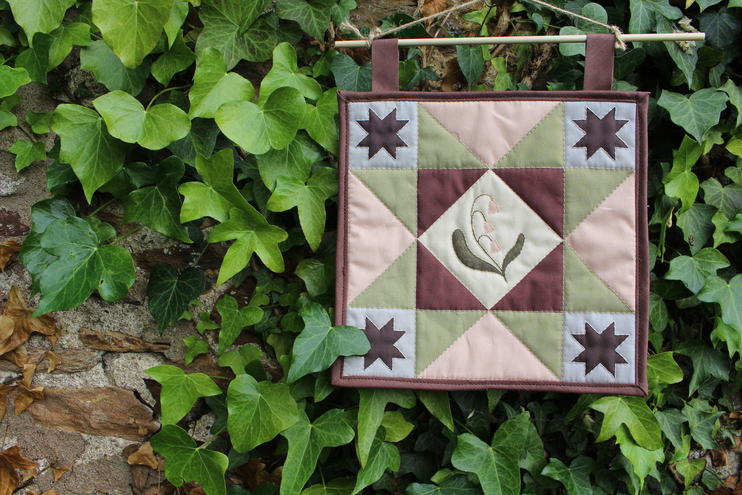 Flower - Mini Quilt Wall Hanging