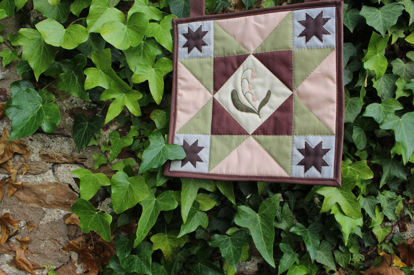 Flower - Mini Quilt Wall Hanging