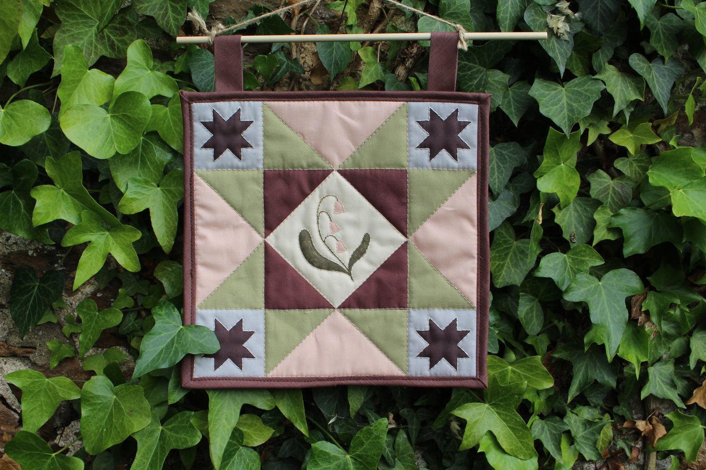 Flower - Mini Quilt Wall Hanging