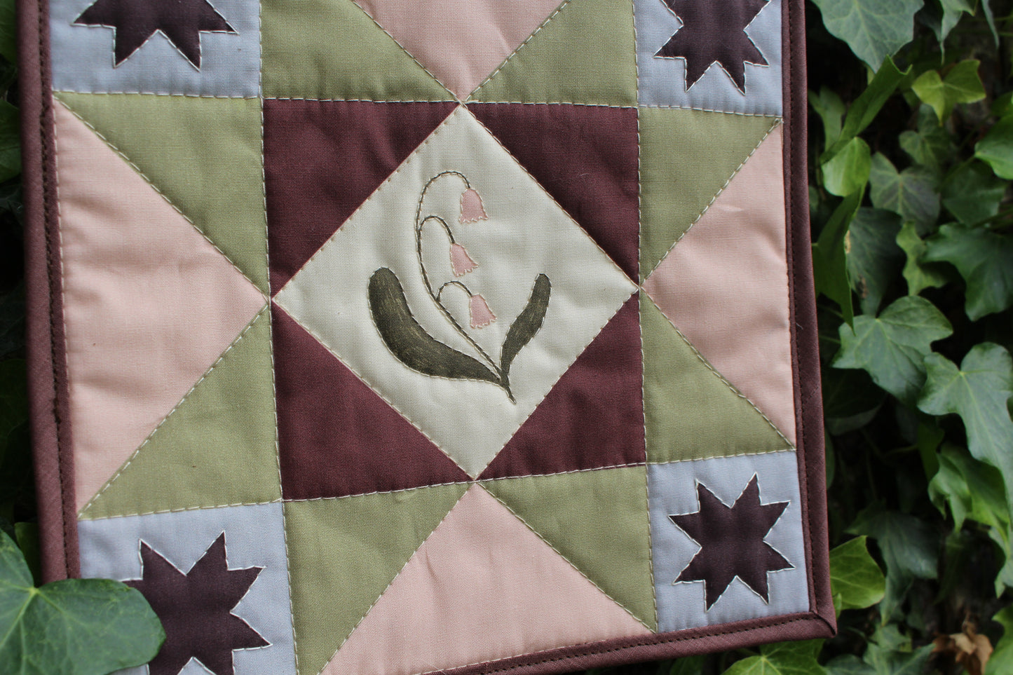 Flower - Mini Quilt Wall Hanging