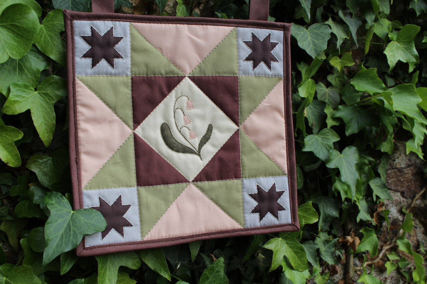 Flower - Mini Quilt Wall Hanging