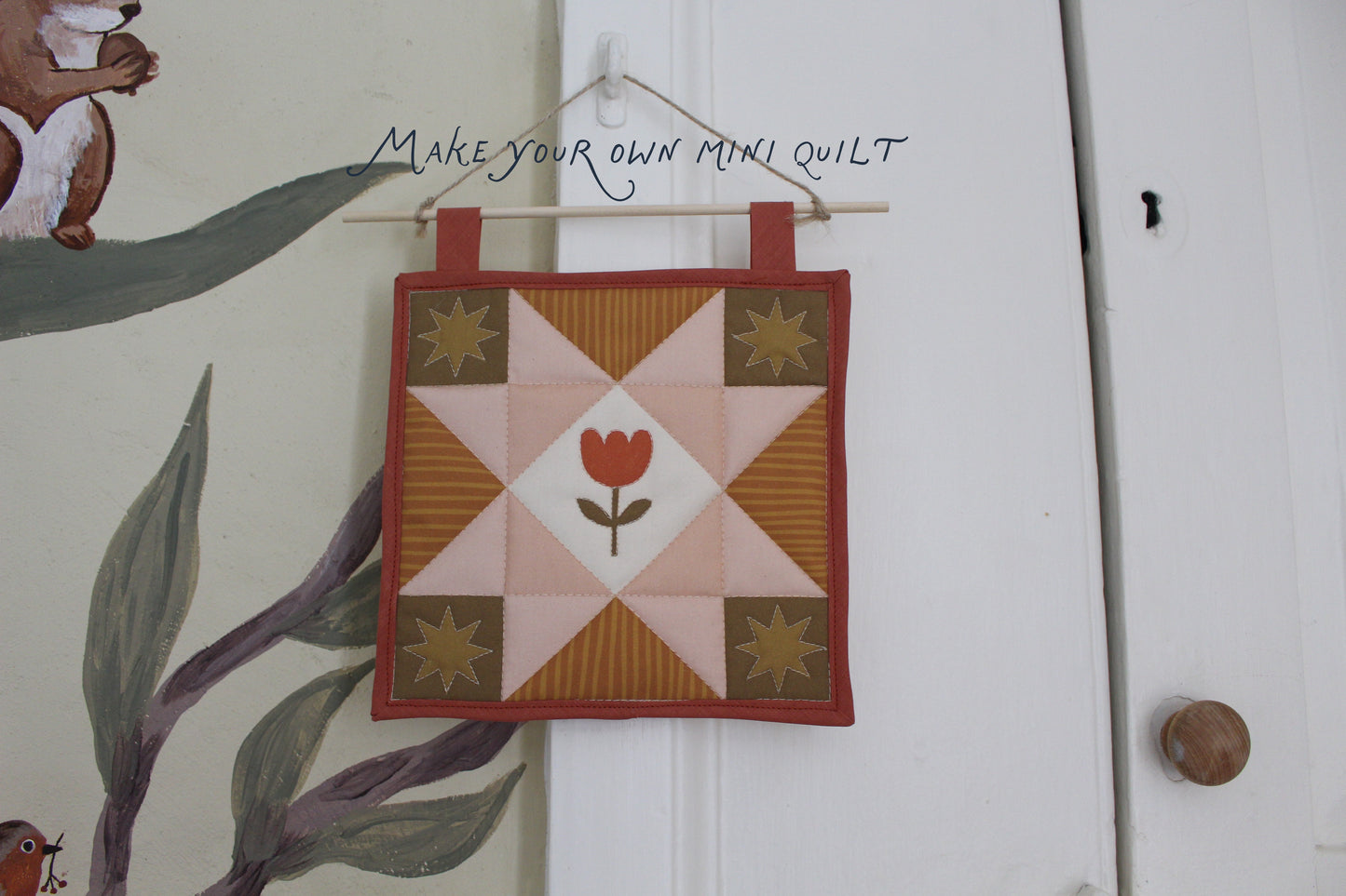 Make your own Mini Quilt Kit - Tulip