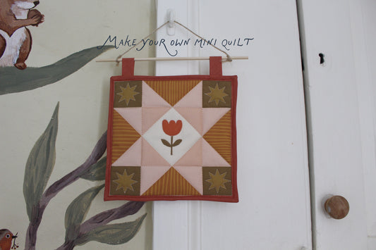Make your own Mini Quilt Kit - Tulip