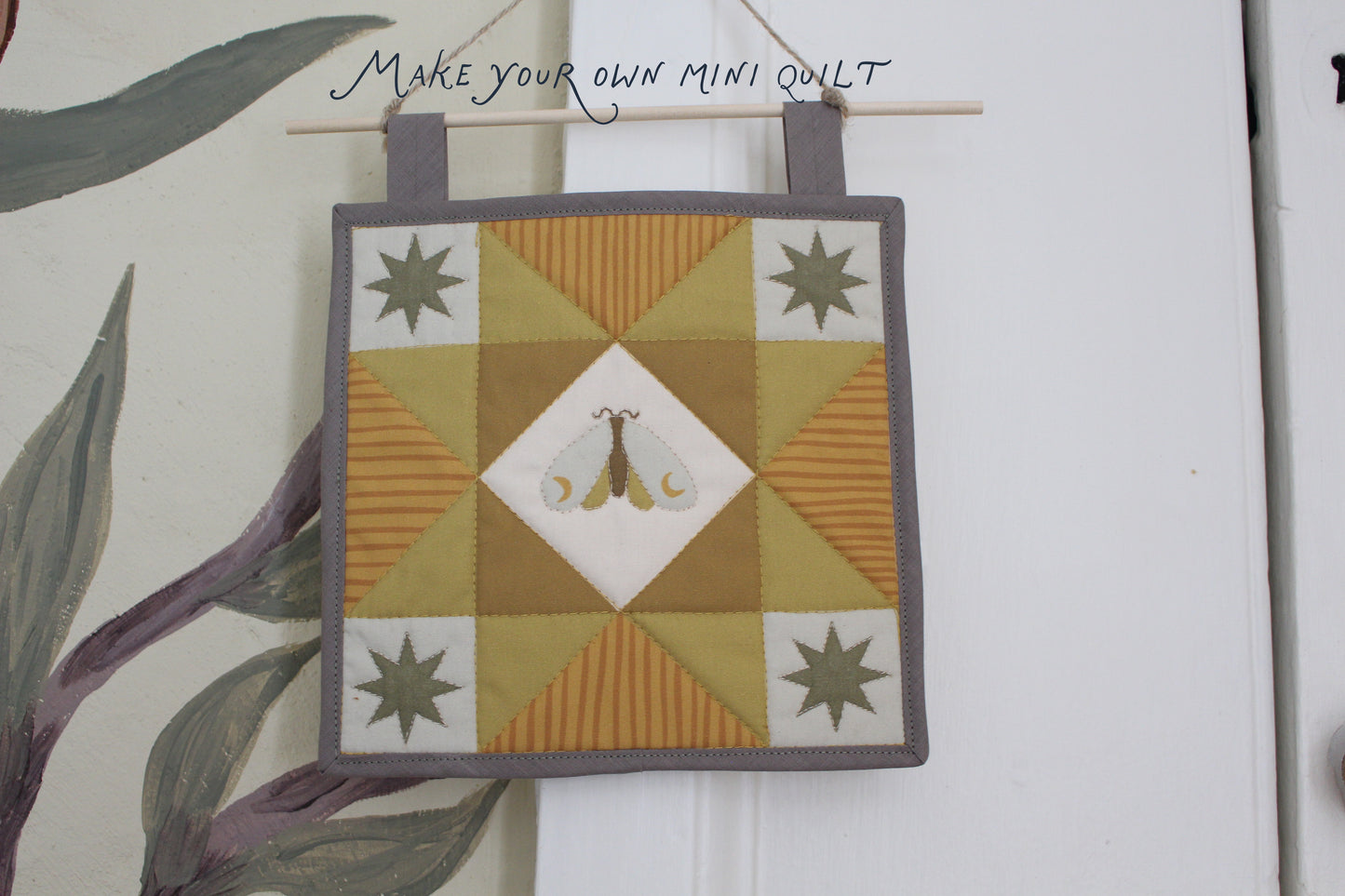 Make your own Mini Quilt Kit - Moth