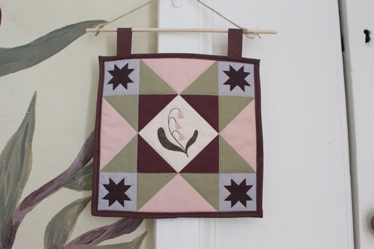 Flower - Mini Quilt Wall Hanging