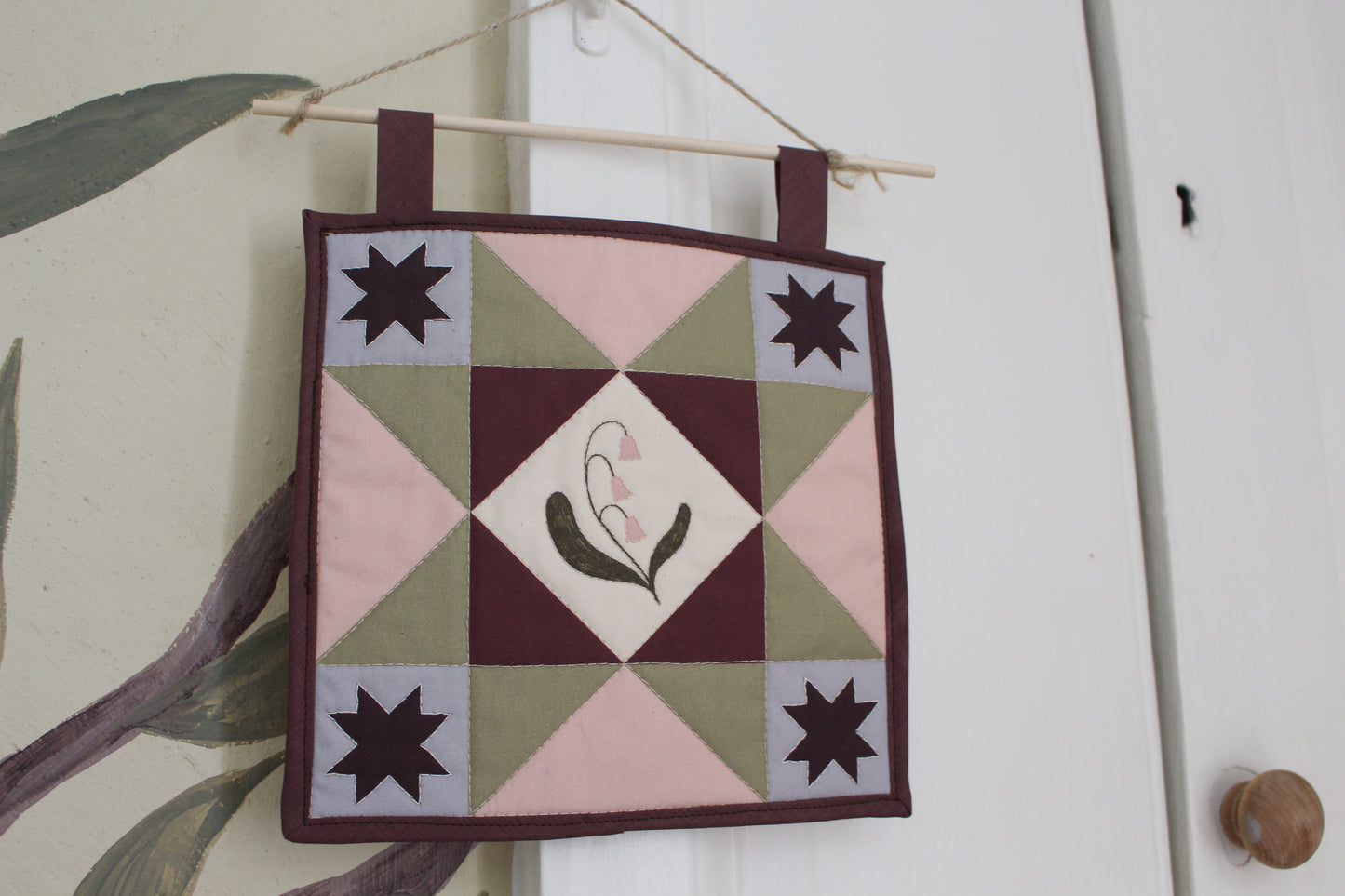 Flower - Mini Quilt Wall Hanging