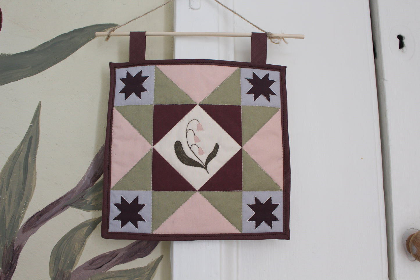 Flower - Mini Quilt Wall Hanging