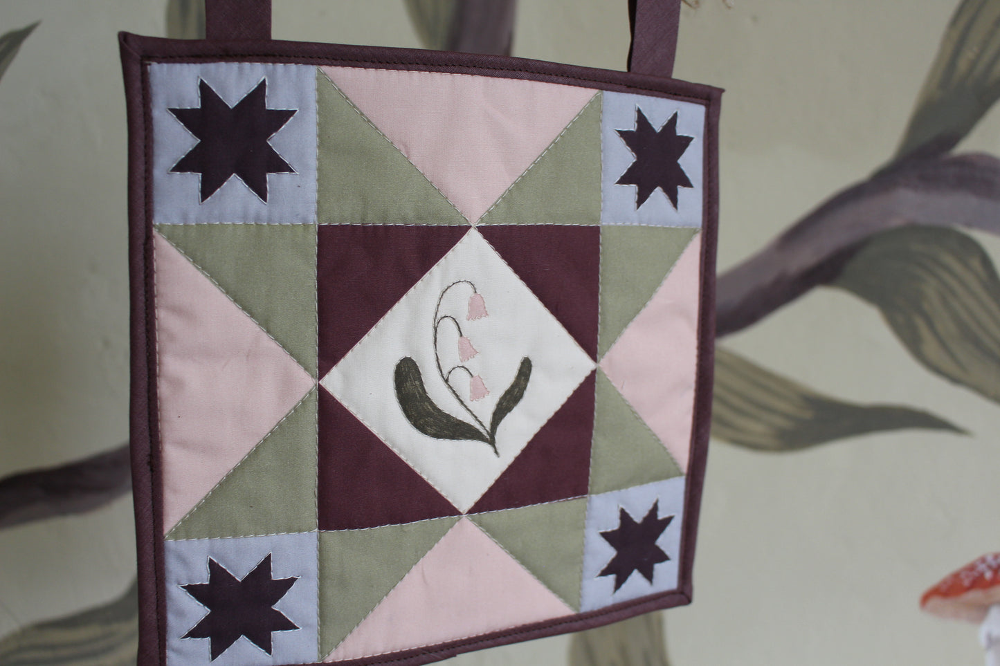 Flower - Mini Quilt Wall Hanging
