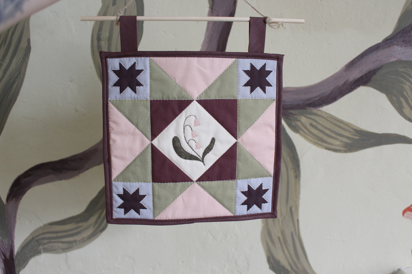 Flower - Mini Quilt Wall Hanging