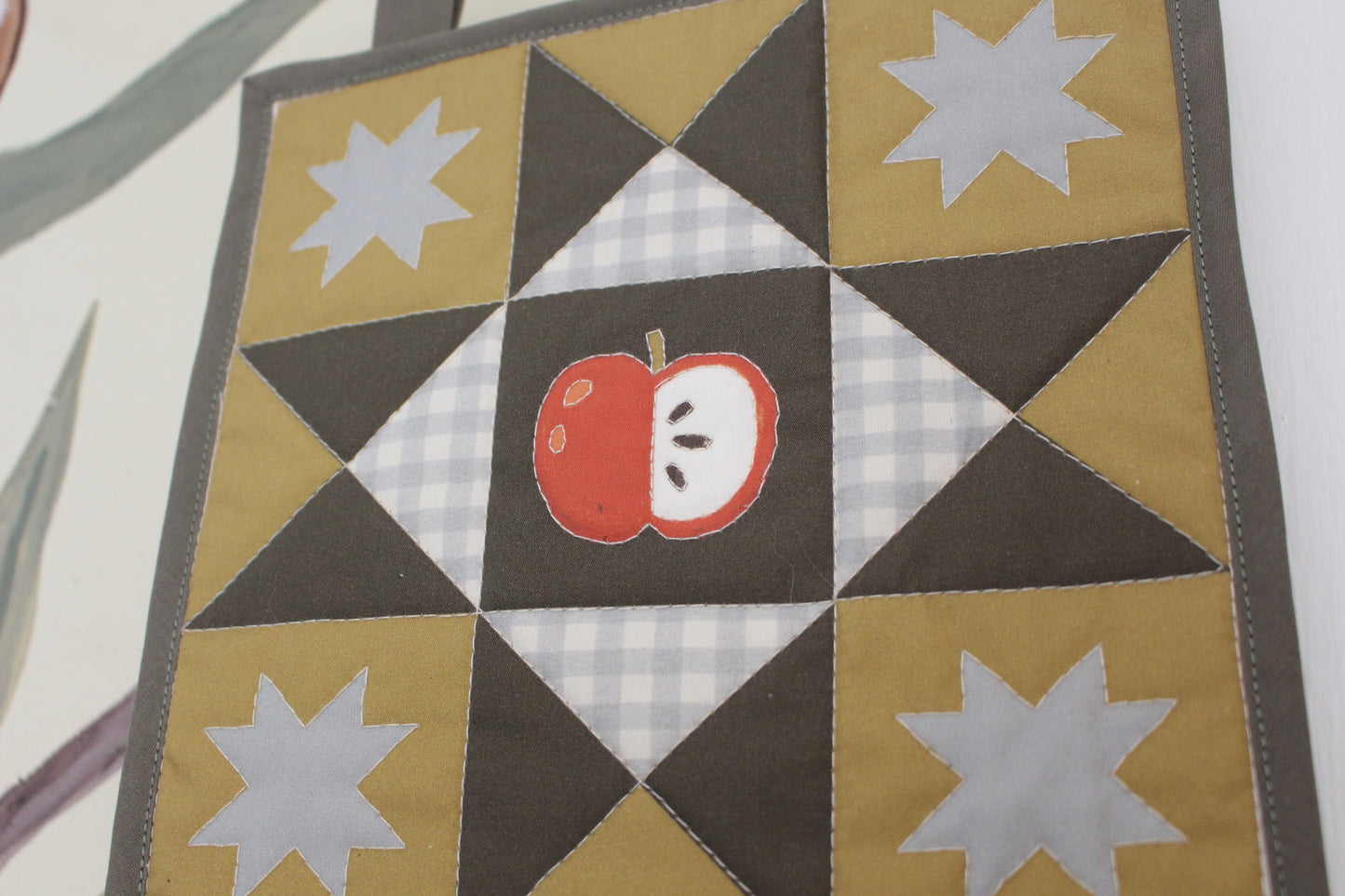 Apple - Mini Quilt Wall Hanging