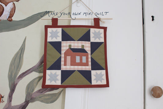 Make your own Mini Quilt Kit - House
