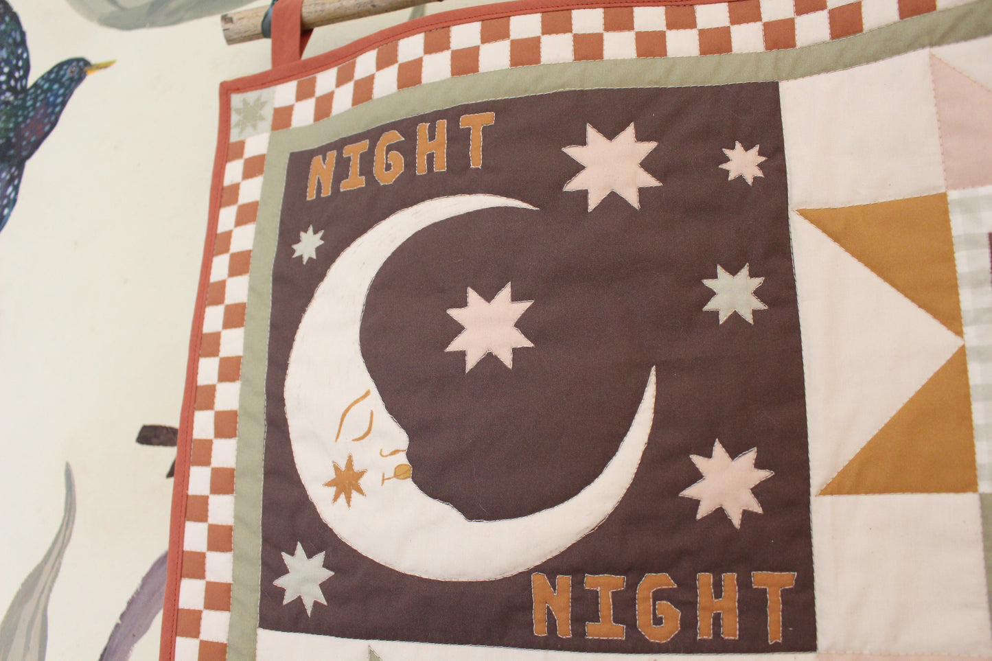 "Night Night, Love You" Quilted Wall Hanging