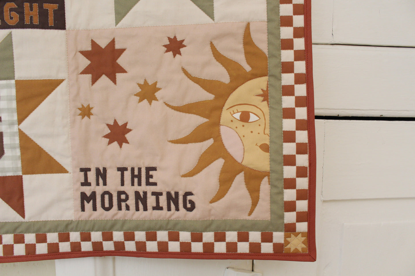 "Night Night, Love You" Quilted Wall Hanging