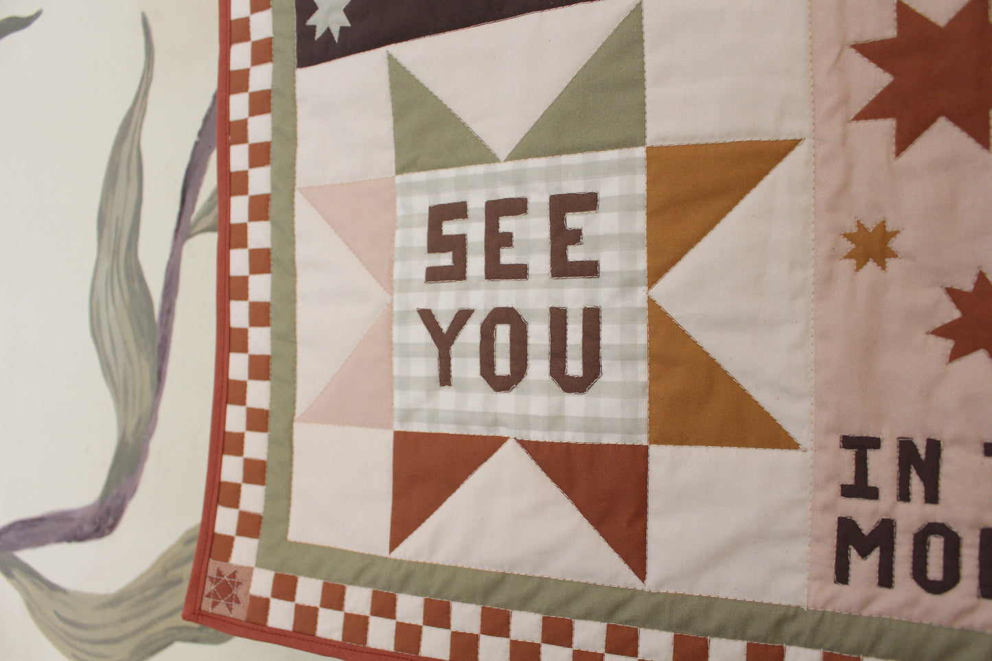 "Night Night, Love You" Quilted Wall Hanging