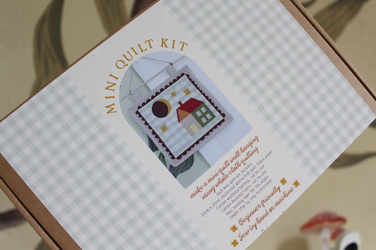 Make your own Mini Quilt Kit - House & Moon