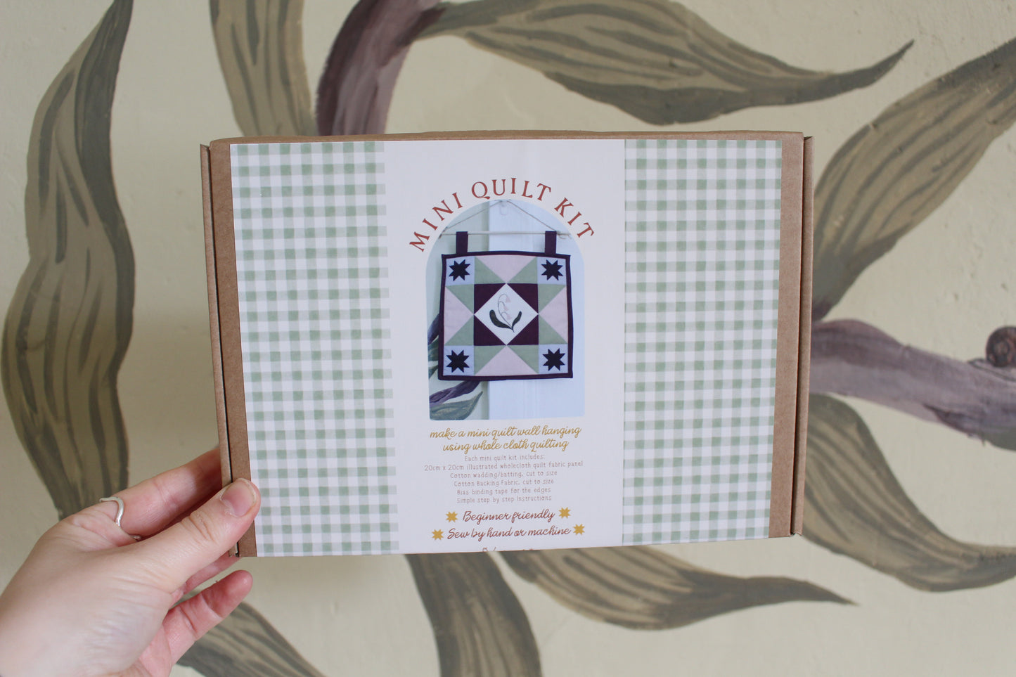 Make your own Mini Quilt Kit - Lily of the Valley Flower