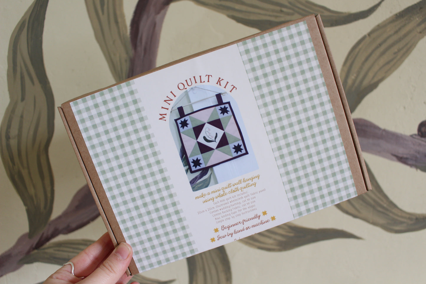 Make your own Mini Quilt Kit - Lily of the Valley Flower