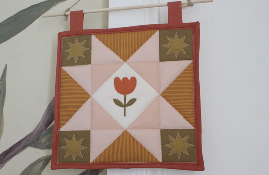 Custom Order - Tulip Quilt Wall Hanging