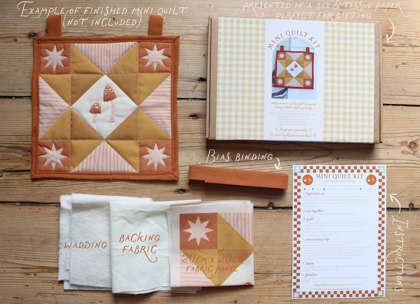 Make your own Mini Quilt Kit - Clover