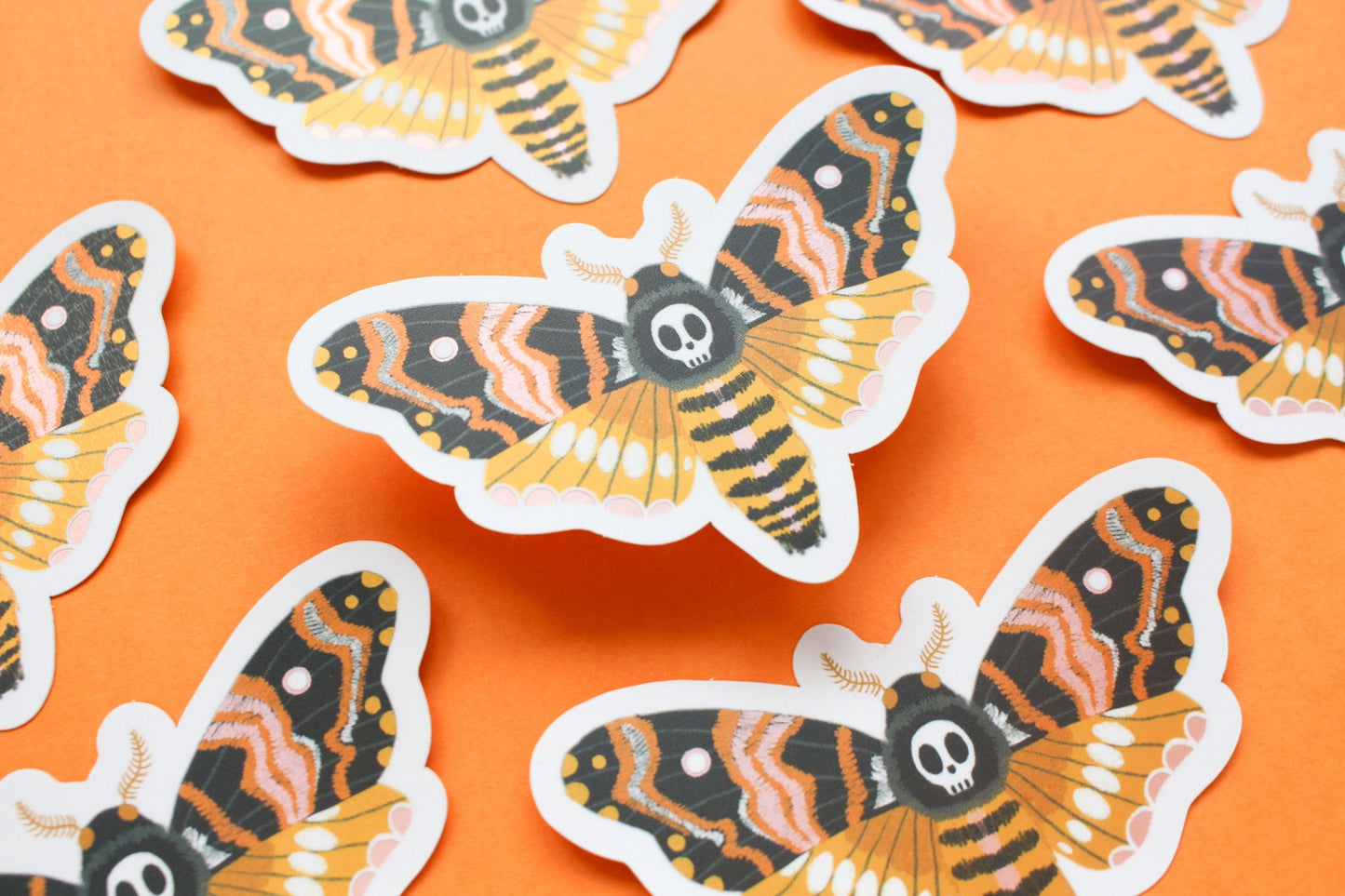 Death Moth Holographic Sticker - Matte Vinyl
