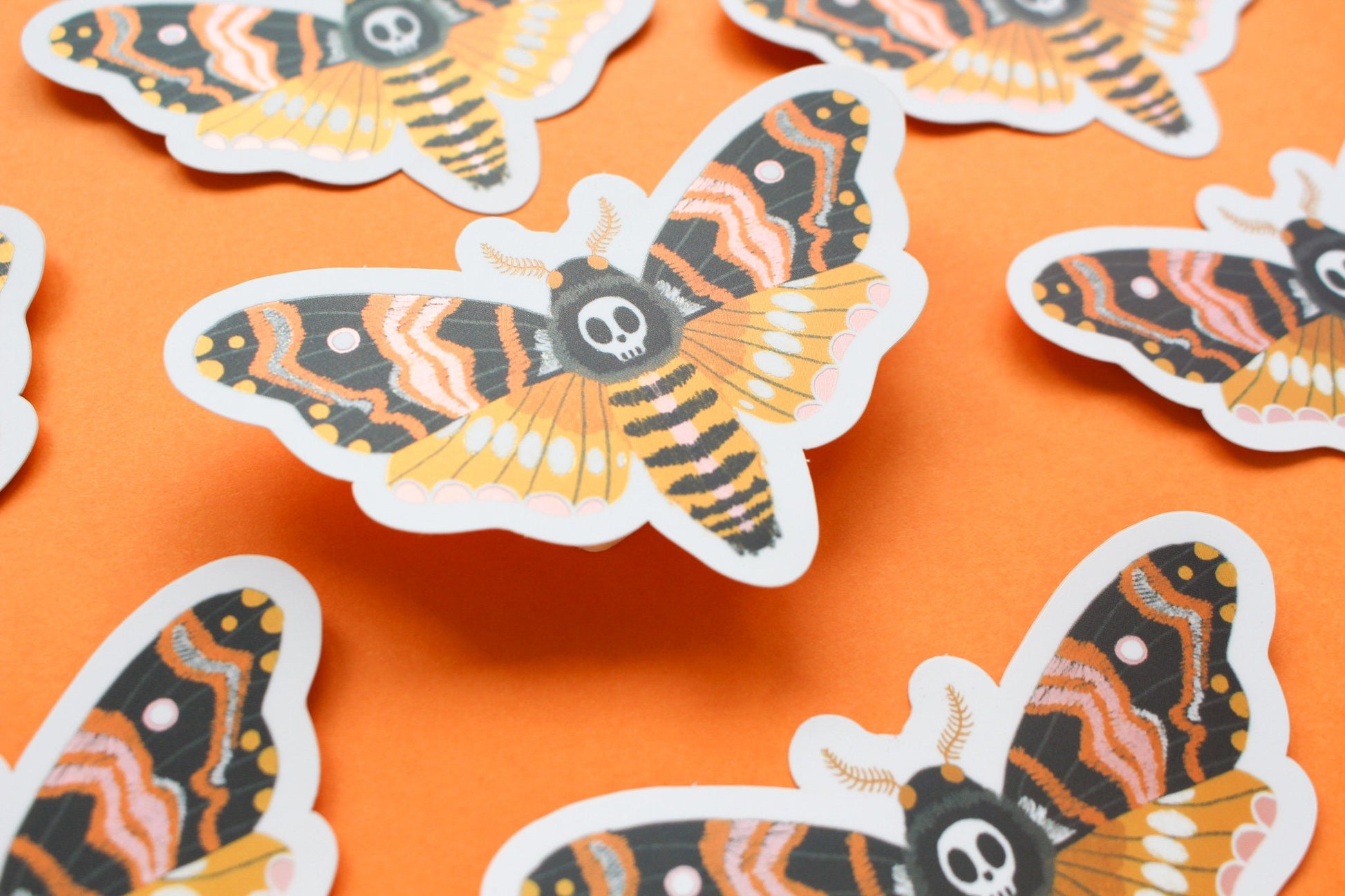 Death Moth Holographic Sticker - Matte Vinyl