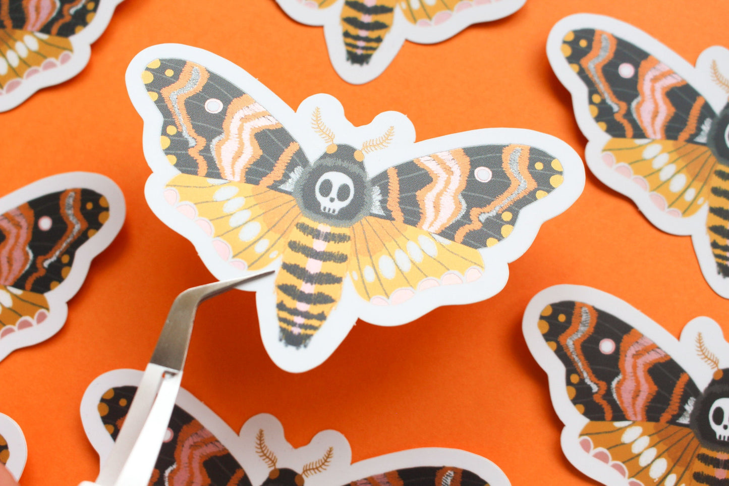 Death Moth Holographic Sticker - Matte Vinyl
