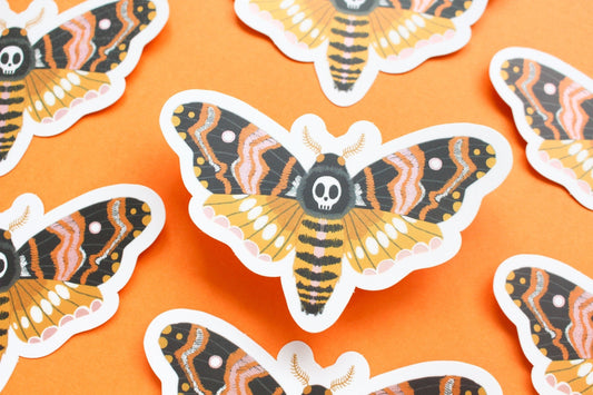 Death Moth Holographic Sticker - Matte Vinyl