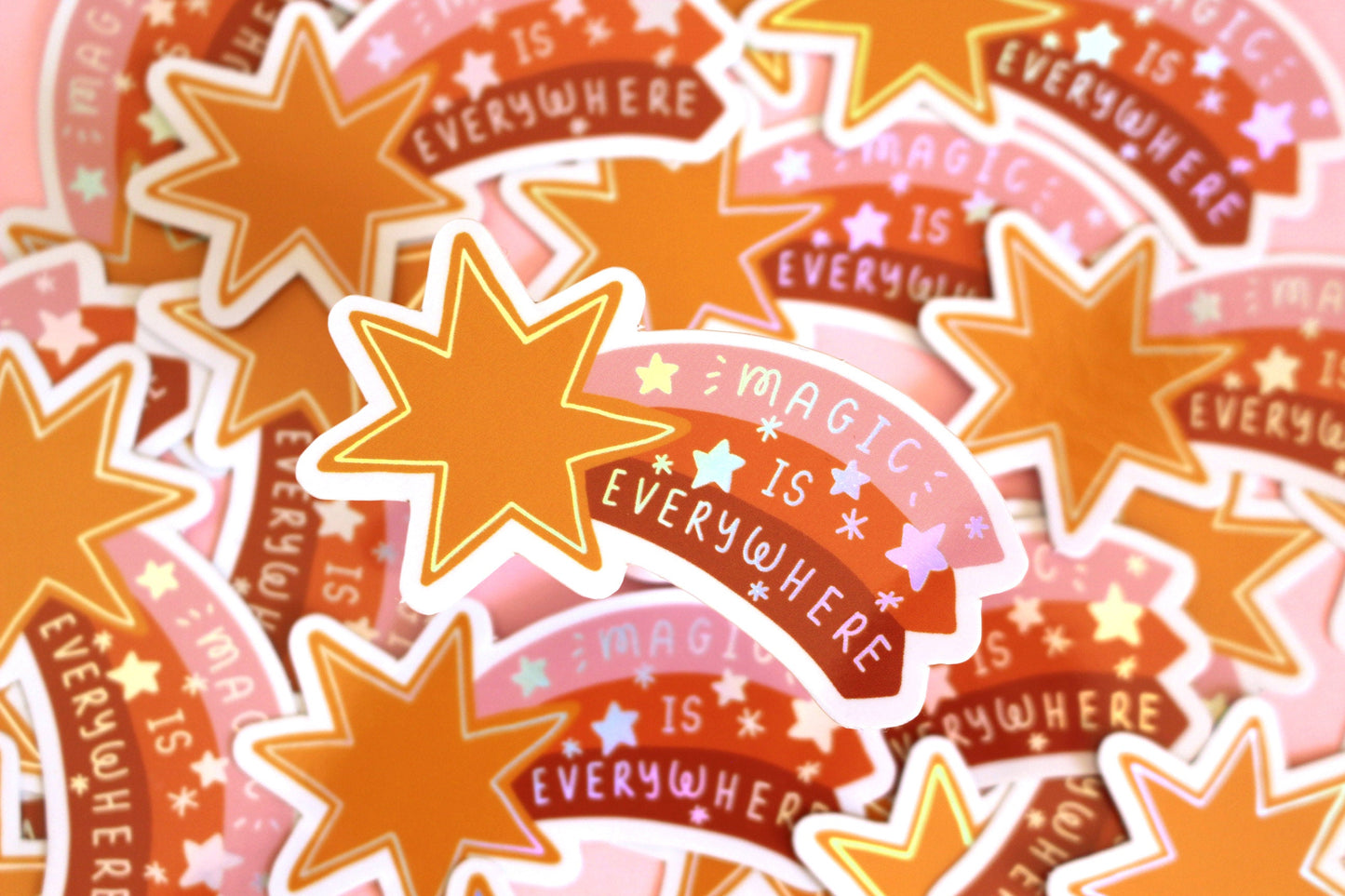 Star Magic Sticker Holographic Vinyl - Witchy, Magic