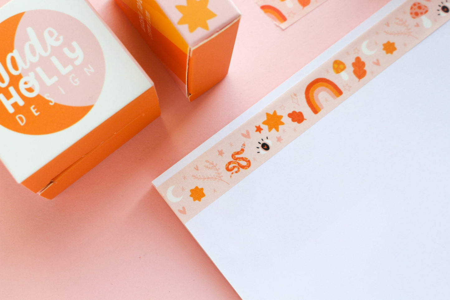 Witchy Snake Toadstool Washi Tape, Mushroom, Witch, Halloween, Decorative Tape