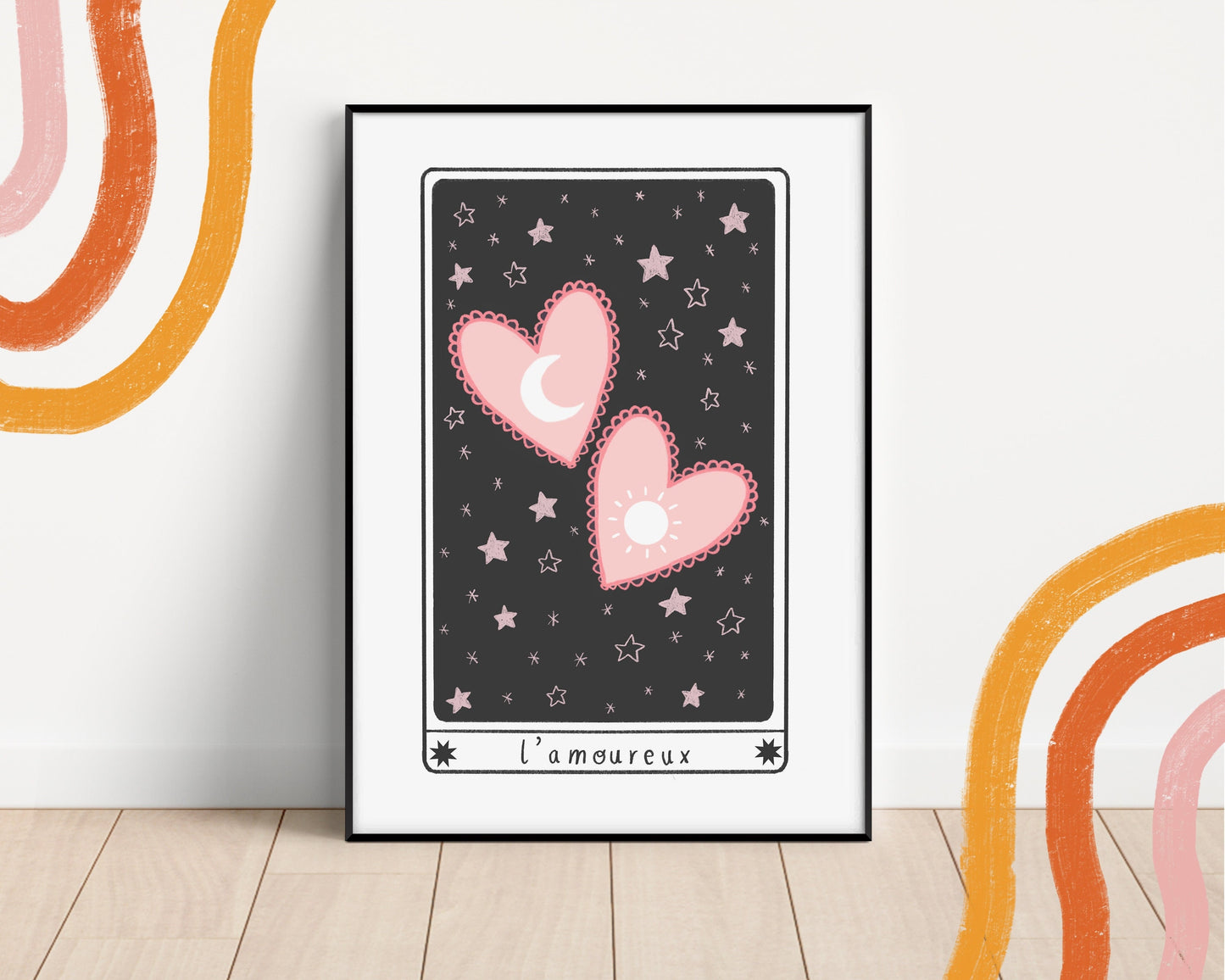 The Lovers Tarot Card Print – Witchy Celestial Art