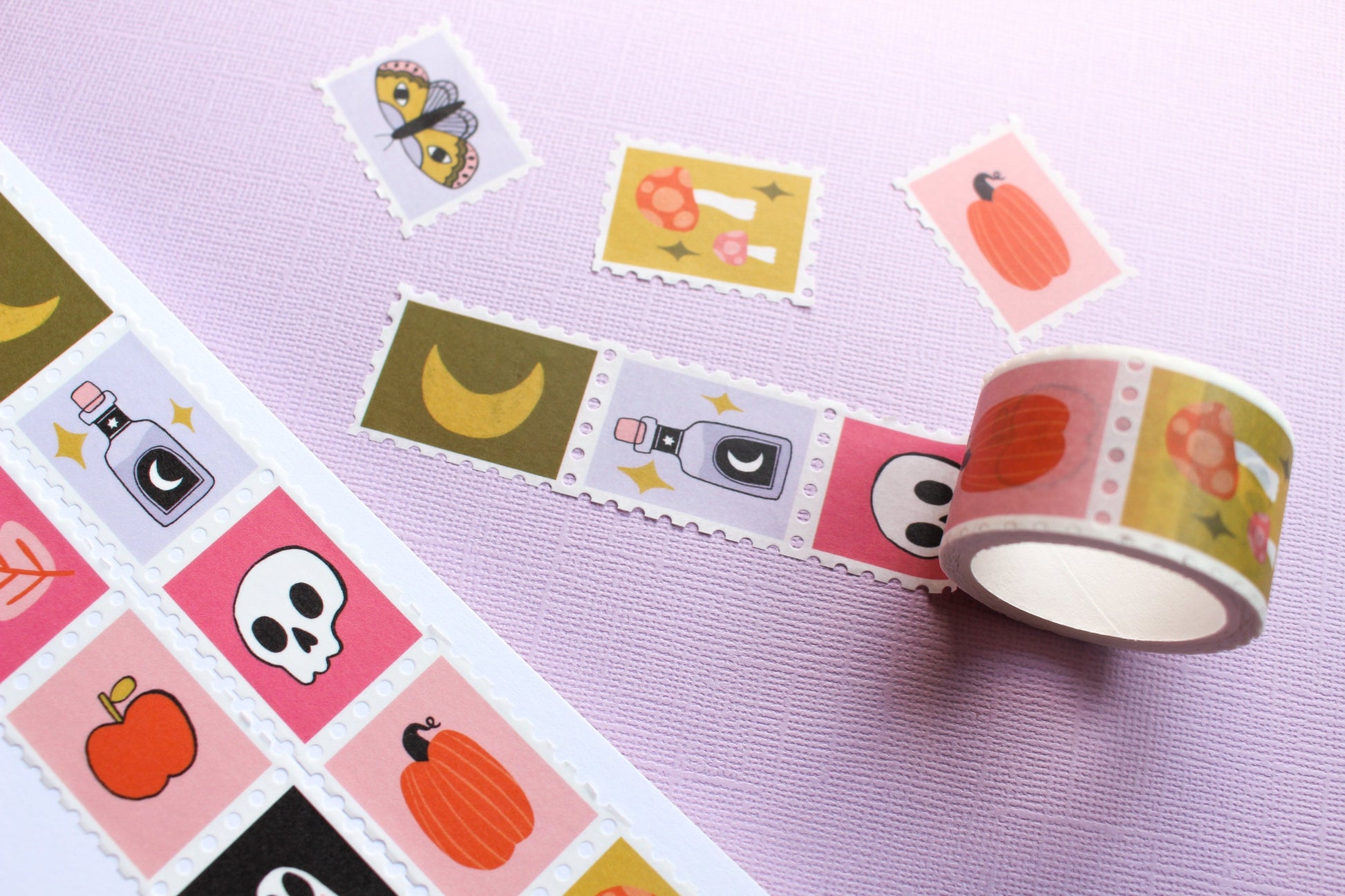 Halloween Stamp Washi Tape Version 1 - Halloween, Witchy,