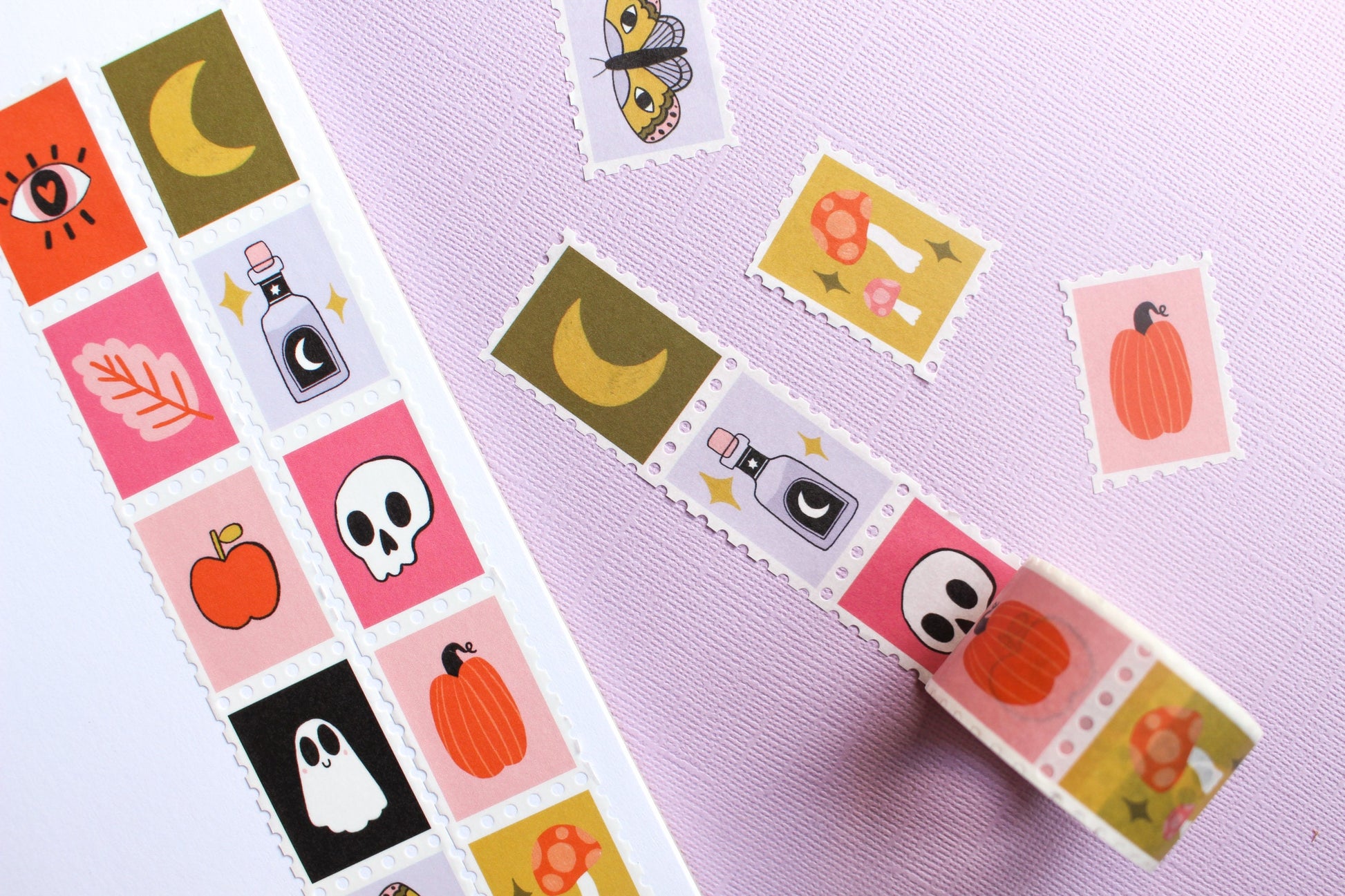 Halloween Stamp Washi Tape Version 1 - Halloween, Witchy,