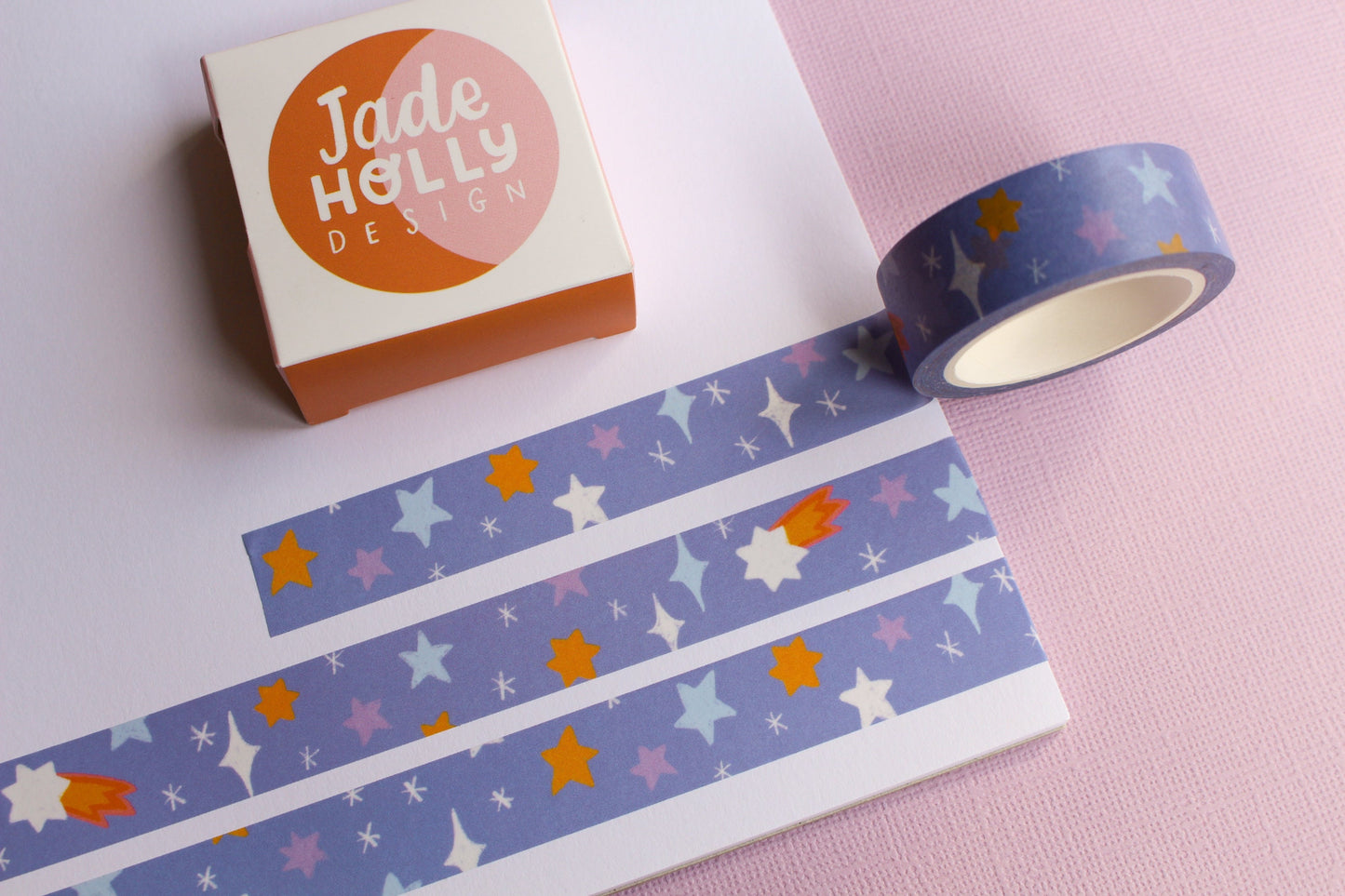Blue Stars Washi Tape - Decorative Tape