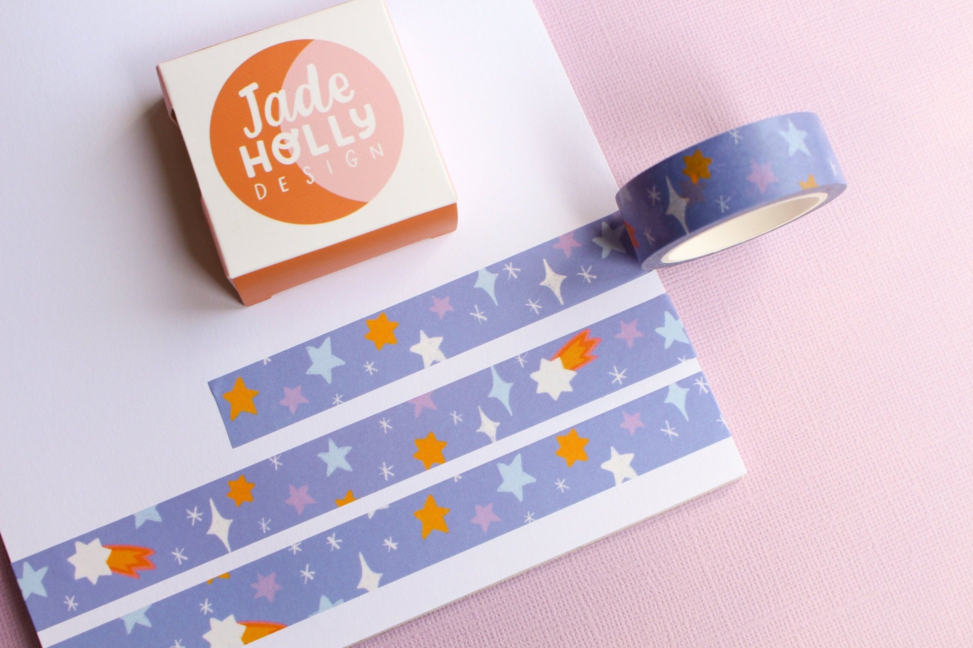 Blue Stars Washi Tape - Decorative Tape