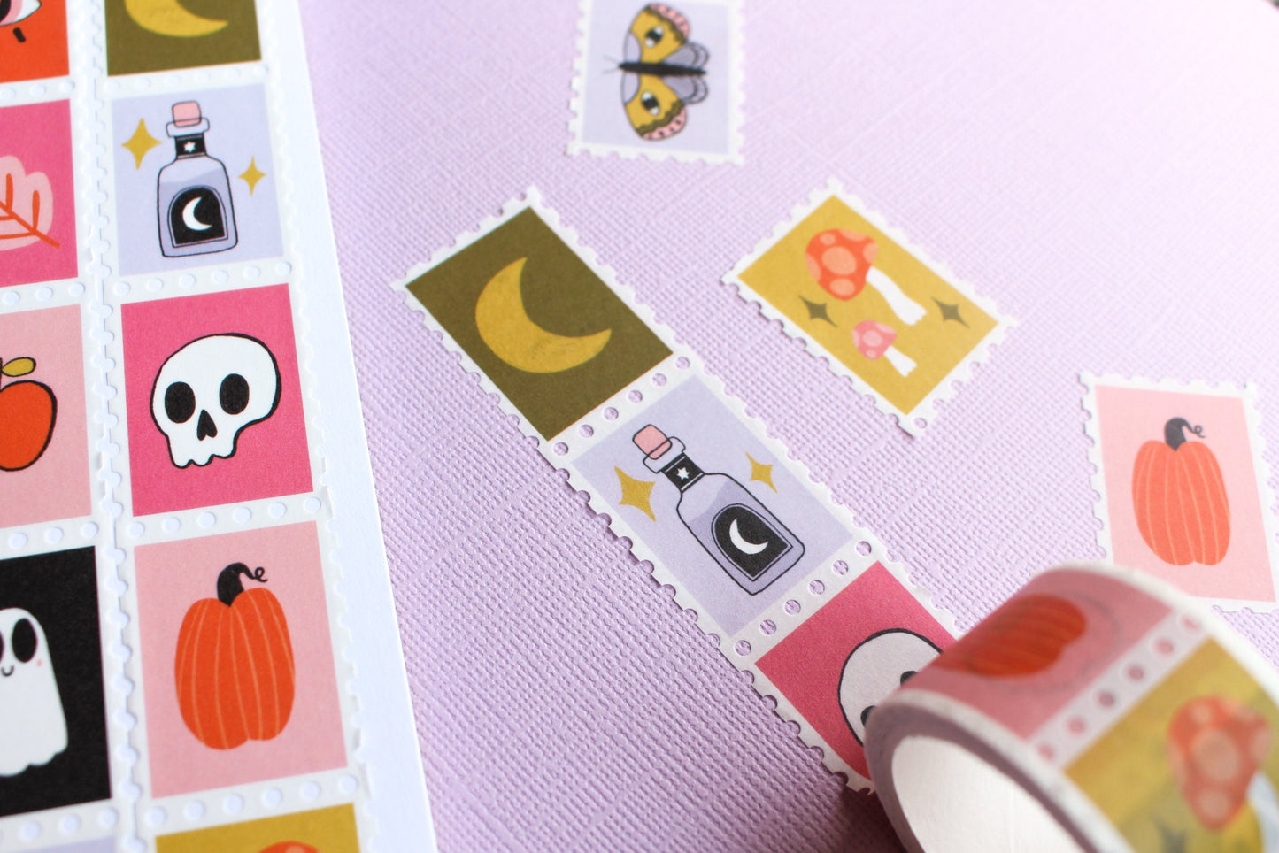 Halloween Stamp Washi Tape Version 1 - Halloween, Witchy,