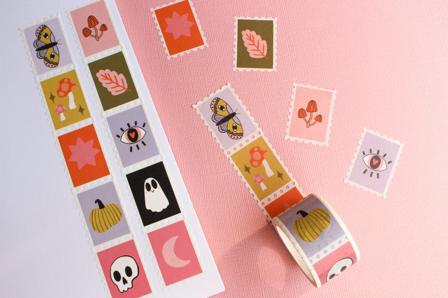 Halloween Stamp Washi Tape Version 2 - Halloween, Witchy,