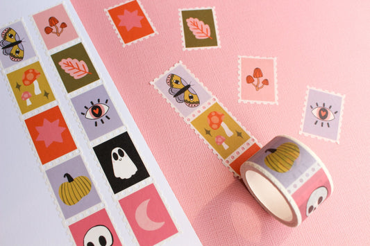 Halloween Stamp Washi Tape Version 2 - Halloween, Witchy,