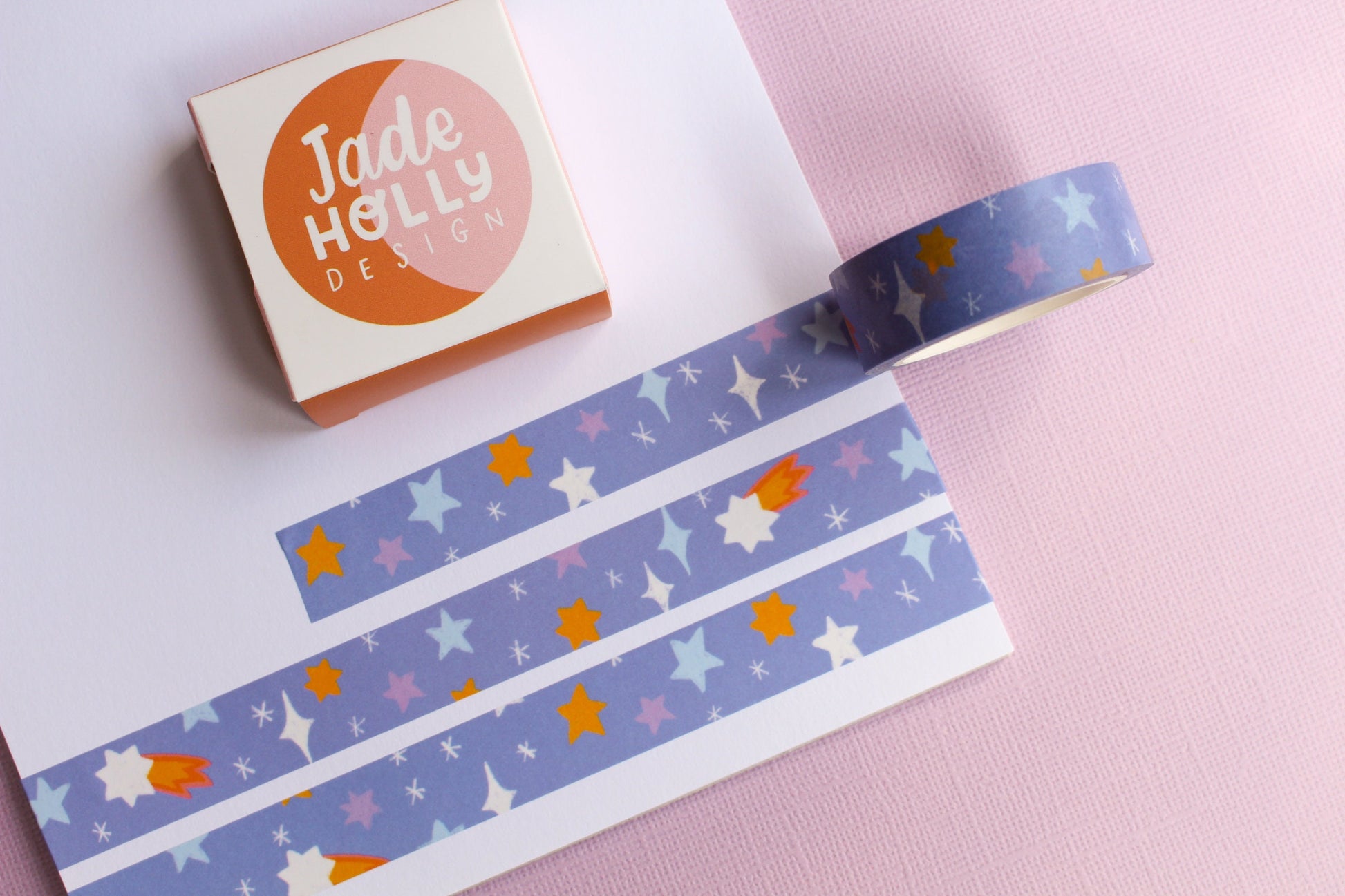 Blue Stars Washi Tape - Decorative Tape