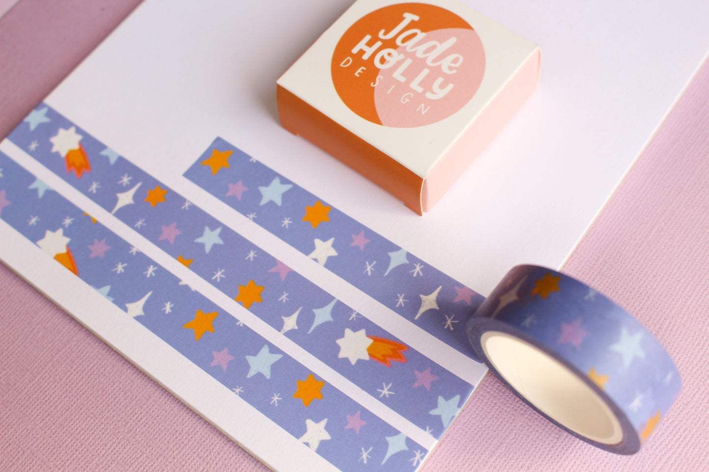 Blue Stars Washi Tape - Decorative Tape