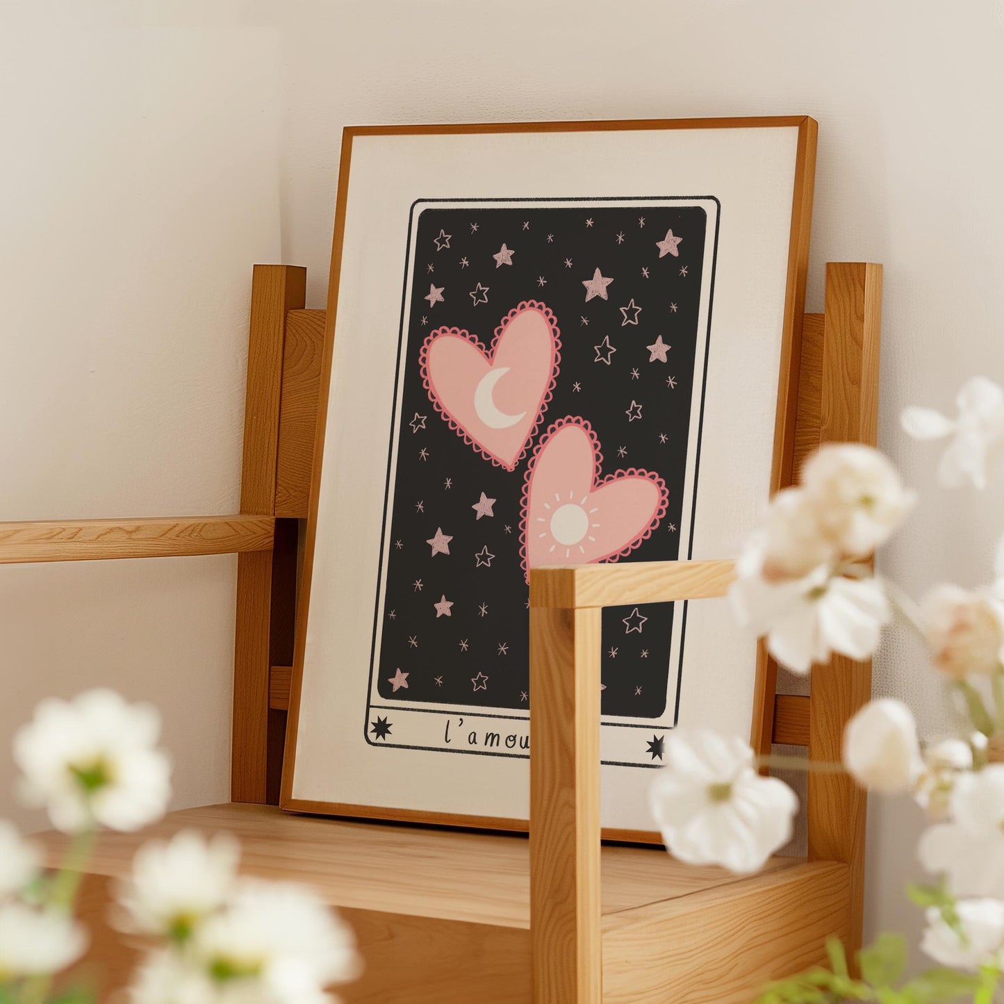 The Lovers Tarot Card Print – Witchy Celestial Art