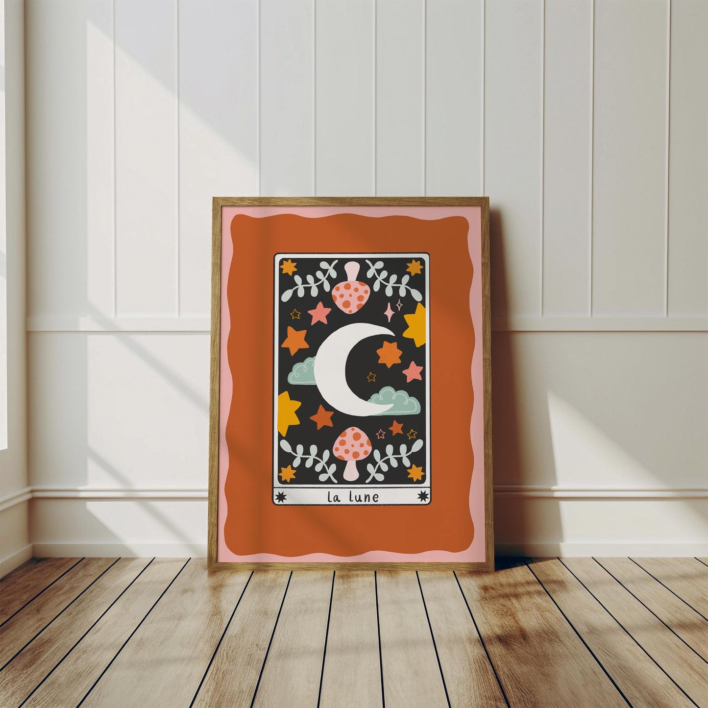 Set of 3 Witchy Magic Wall Art Prints – Tarot, Moth, Cottagecore, Witch, Whimsical, bookshelf, Palmistry
