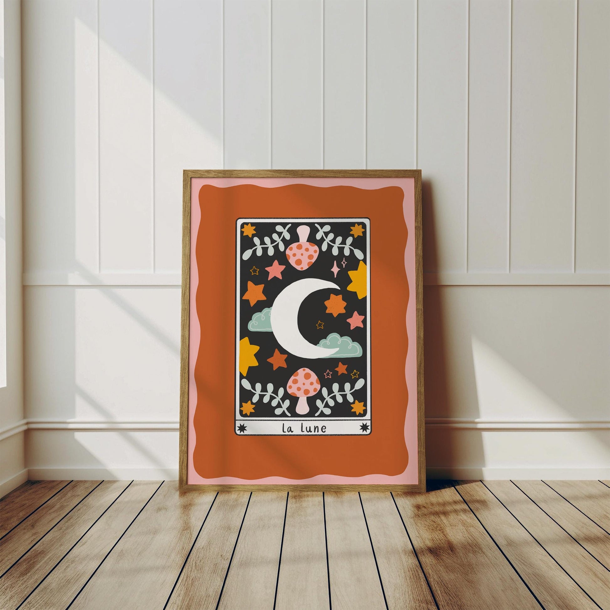 Set of 3 Witchy Magic Wall Art Prints – Tarot, Moth, Cottagecore, Witch, Whimsical, bookshelf, Palmistry