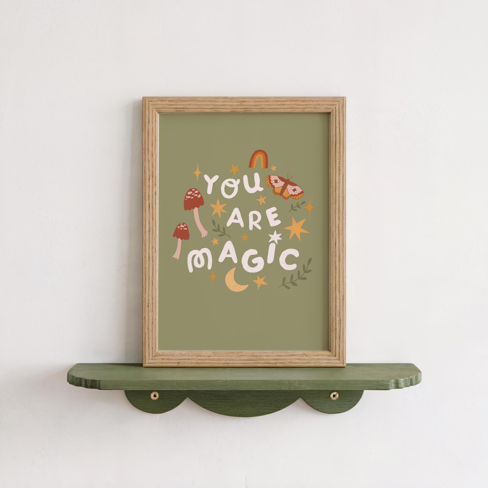 Set of 3 Witchy Magic Wall Art Prints – Cottagecore, Witch, Whimsical, bookshelf, Palmistry