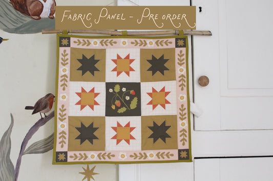PREORDER - Strawberry Season - Fabric Panel